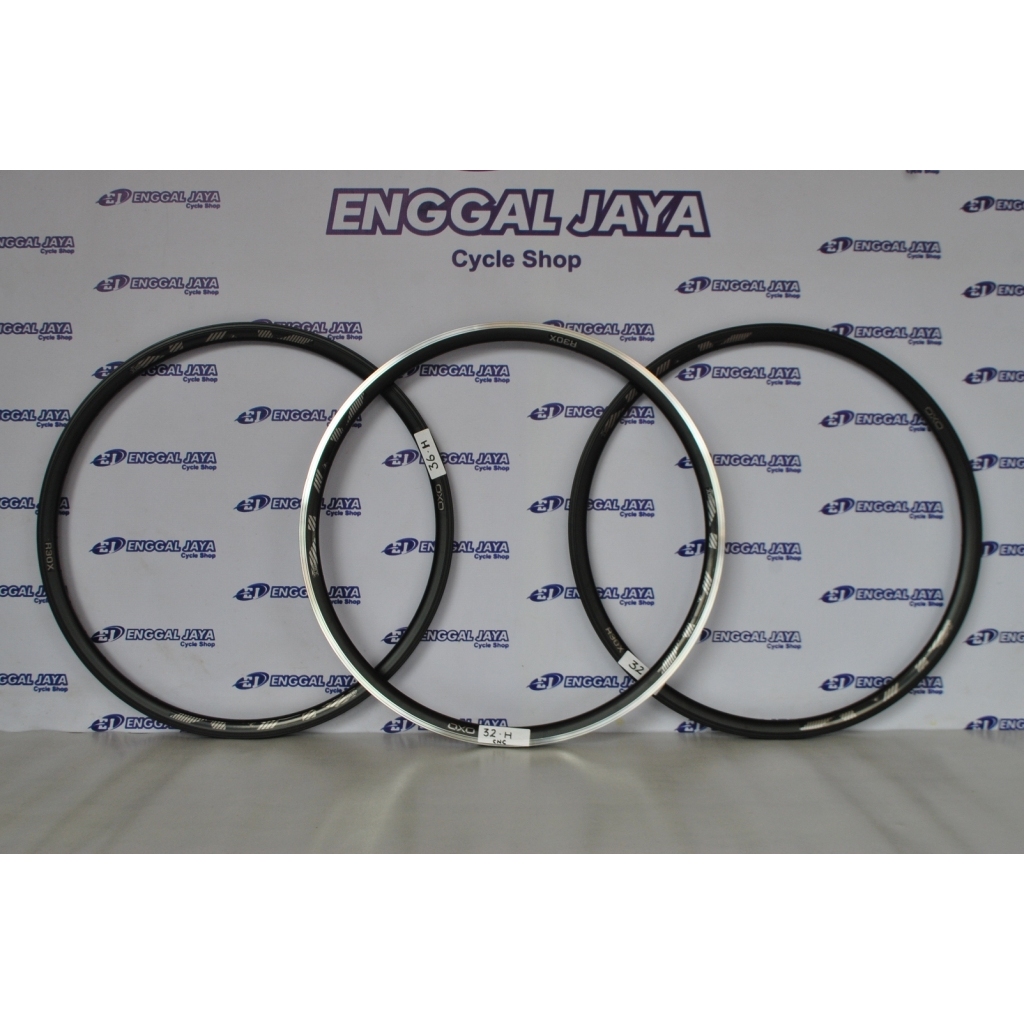 Rim Velg Sepeda OXO R30X 700C 32H 36H Double Wall Brakeline Vbrake Disc Brake Cantilever By Strummer