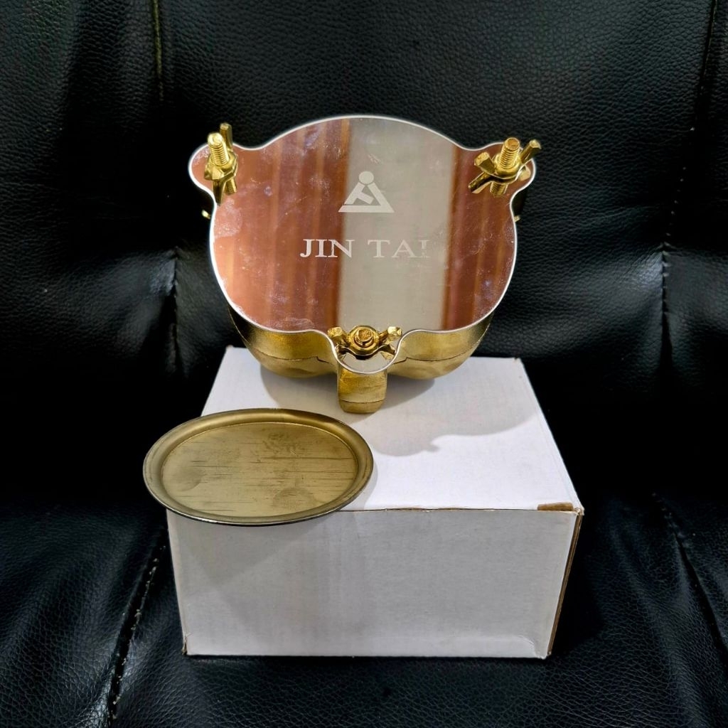 Kuvet Dental ukuran M / Press Kuvet Kuningan Premium / Dental Lab Gigi Cuvet