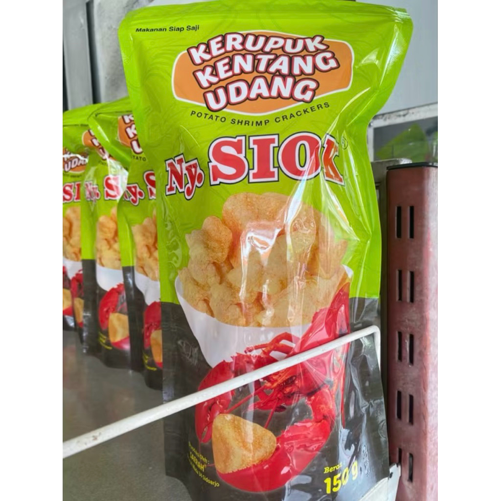 

Krupuk Kentang Udang NY. Siok 150 gr