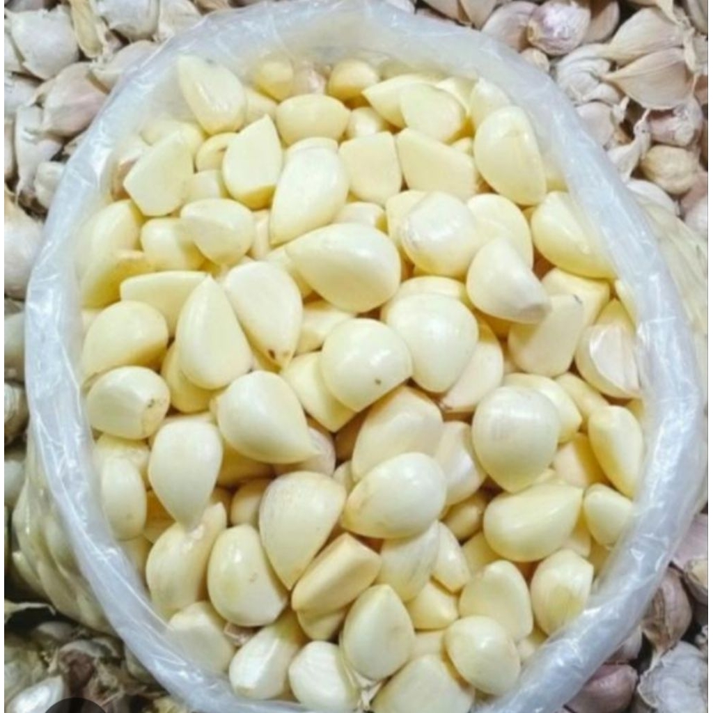 

Bawang putih kating kupas 1kg premium