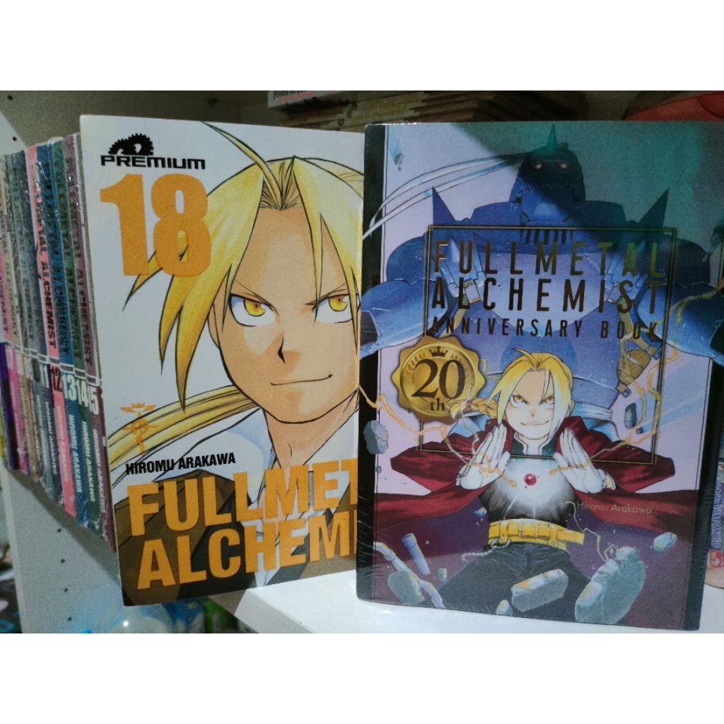 Komik Fullmetal Alchemist Premium Set 1-18 Tamat Segel dan 20th Anniversary Segel