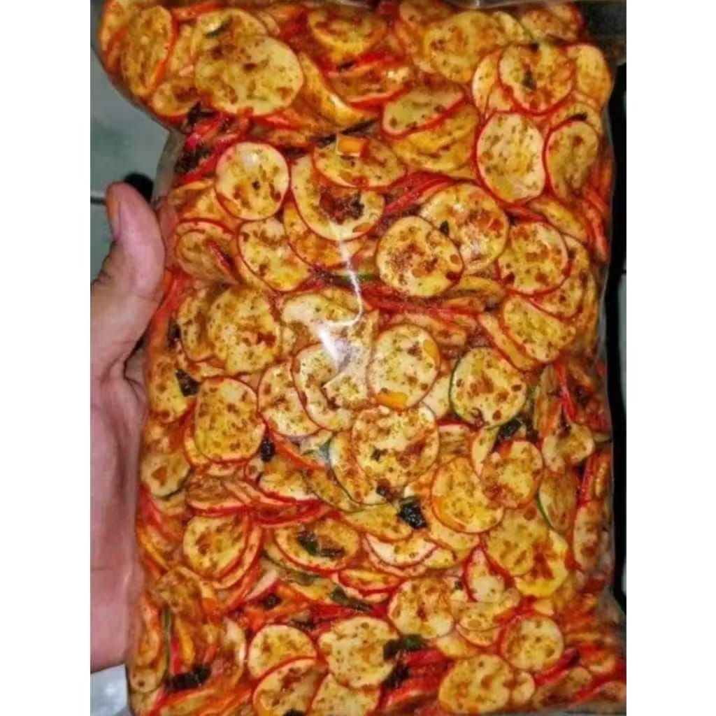 

Seblak kerupuk bawang pedas cikruh 500gram