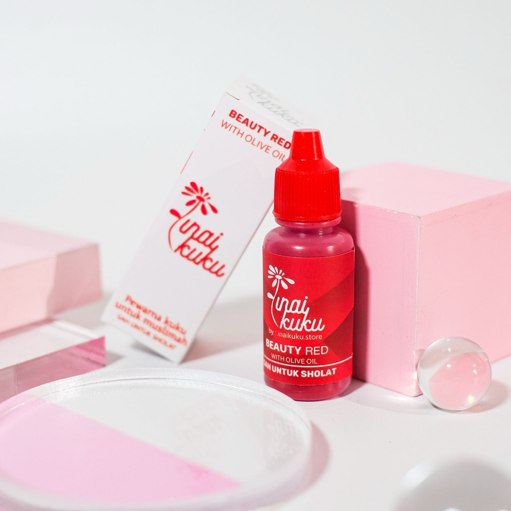 Inai Kuku Merah | Henna | Muslimah | Halal Original