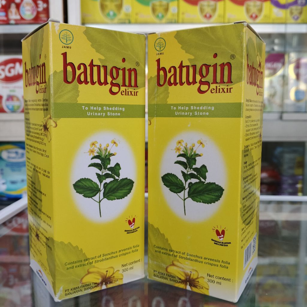 BATUGIN Sirup Elixir 300 ML Batu Urin Ginjal