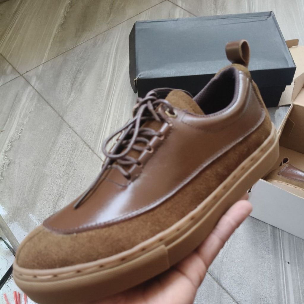 SEPATU KULIT ASLI SNEAKER ODON CIBADUYUT OC-555