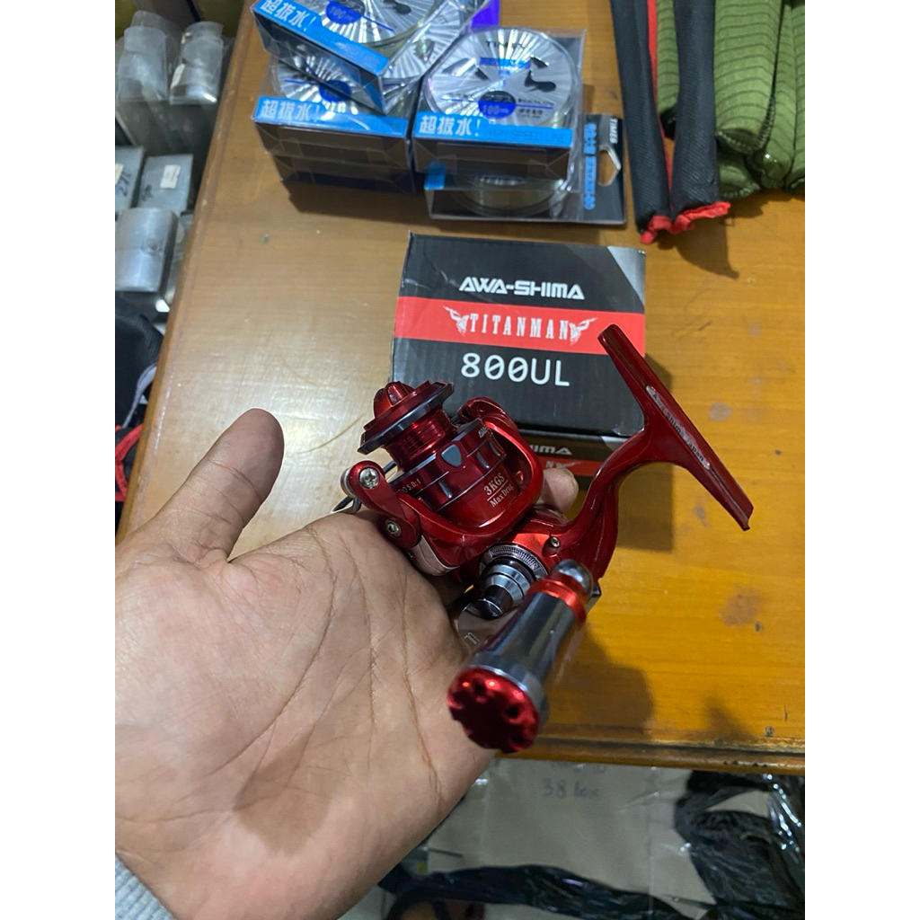 Reel Awashima Titanman 800 UL Power Handle