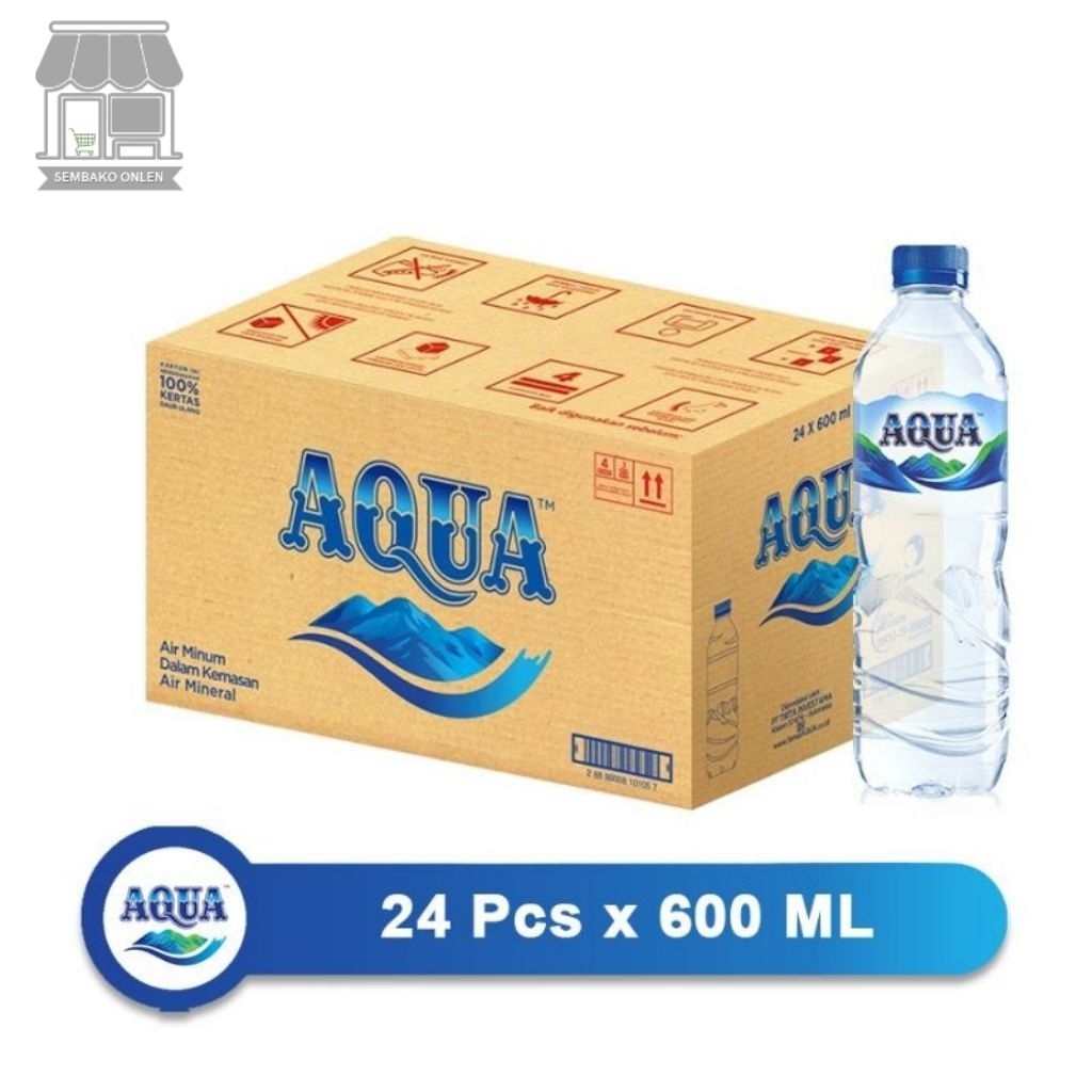 

Air mineral Aqua 600ml dus