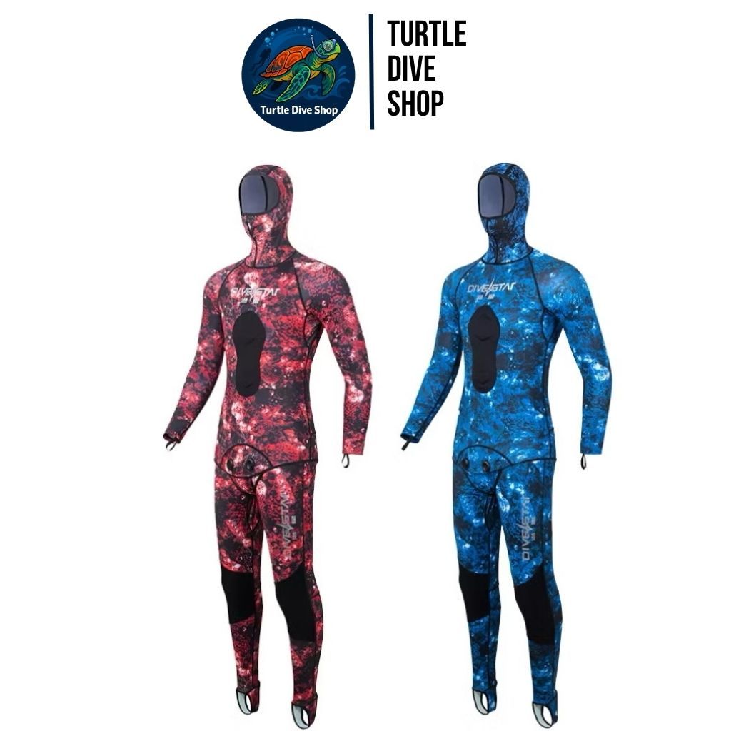 Divestar Rash Guard 0.5mm wetsuit diving baju selam wetsuit spearfishing diving baju diving wetsuit 