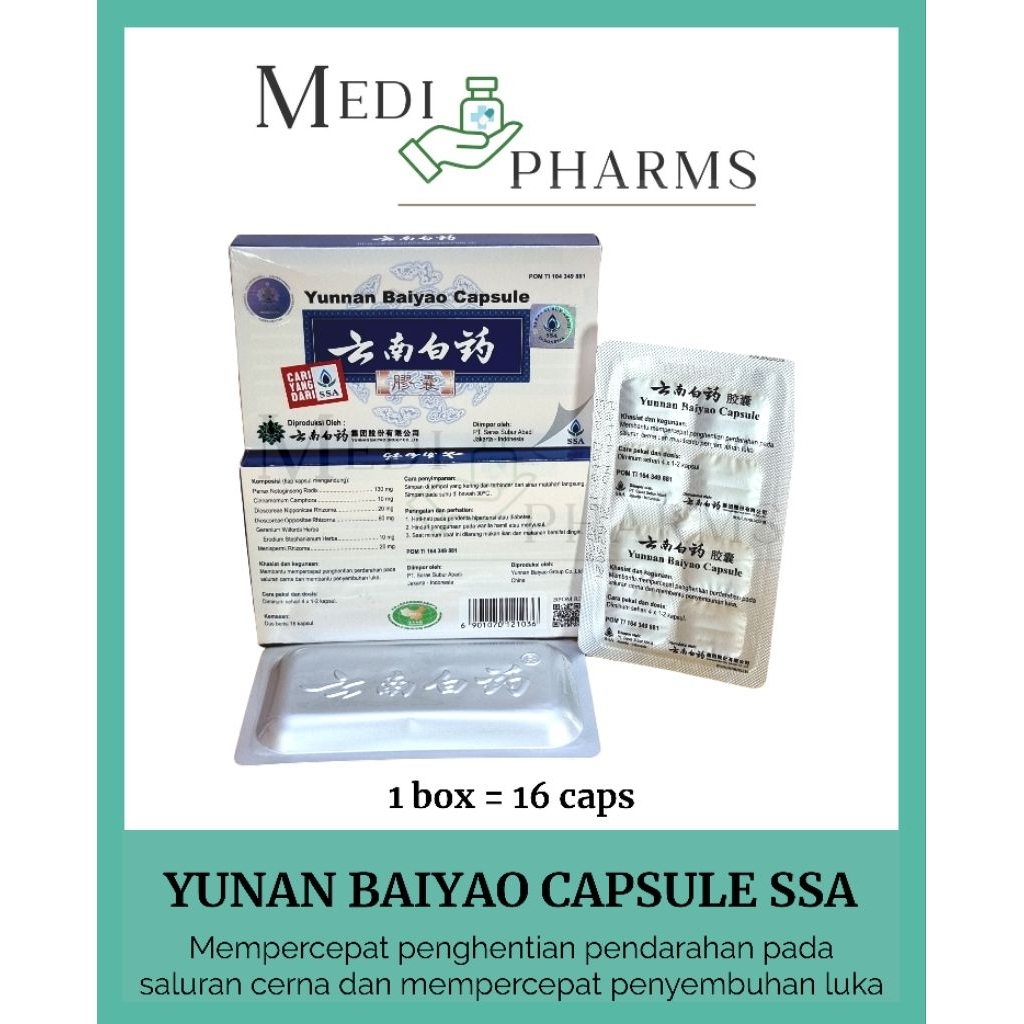 Yunan Baiyao Capsule SSA