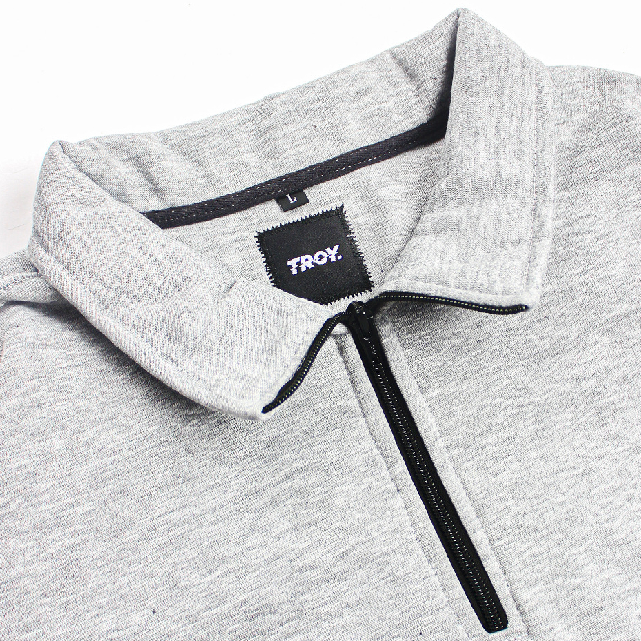 Troy Company Half Zip Collared Sweatshirt Sanrio - Half Zipper Abu Misty HZ 3295