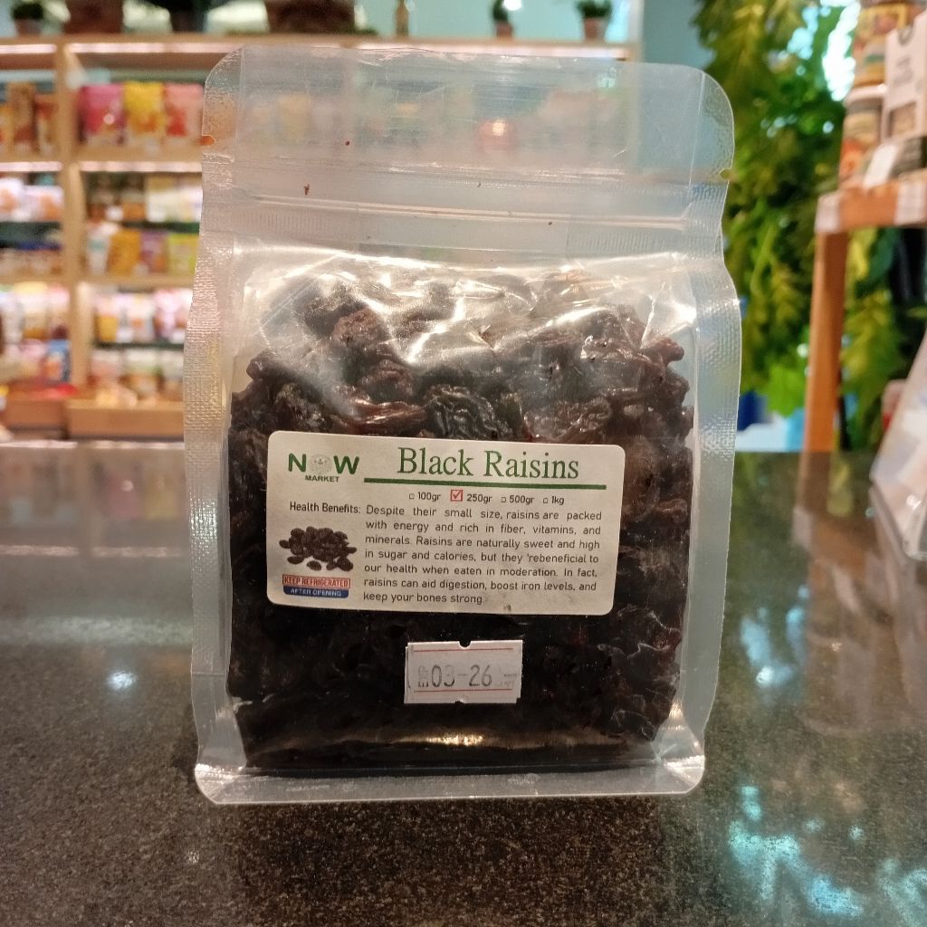 

Black Raisin by NOW market 250gr