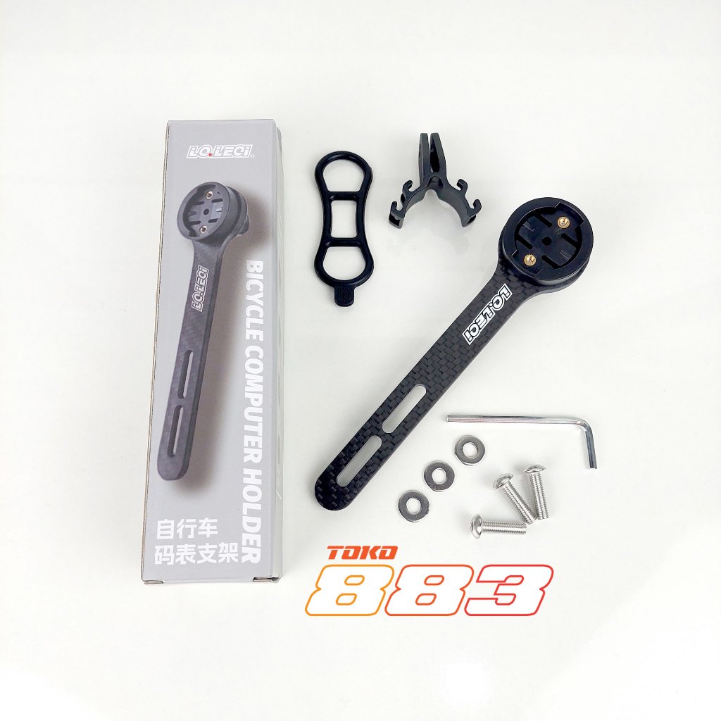 OutFront Barfly Bike Computer Mount Integrated DropBar bahan Carbon Garmin Mount