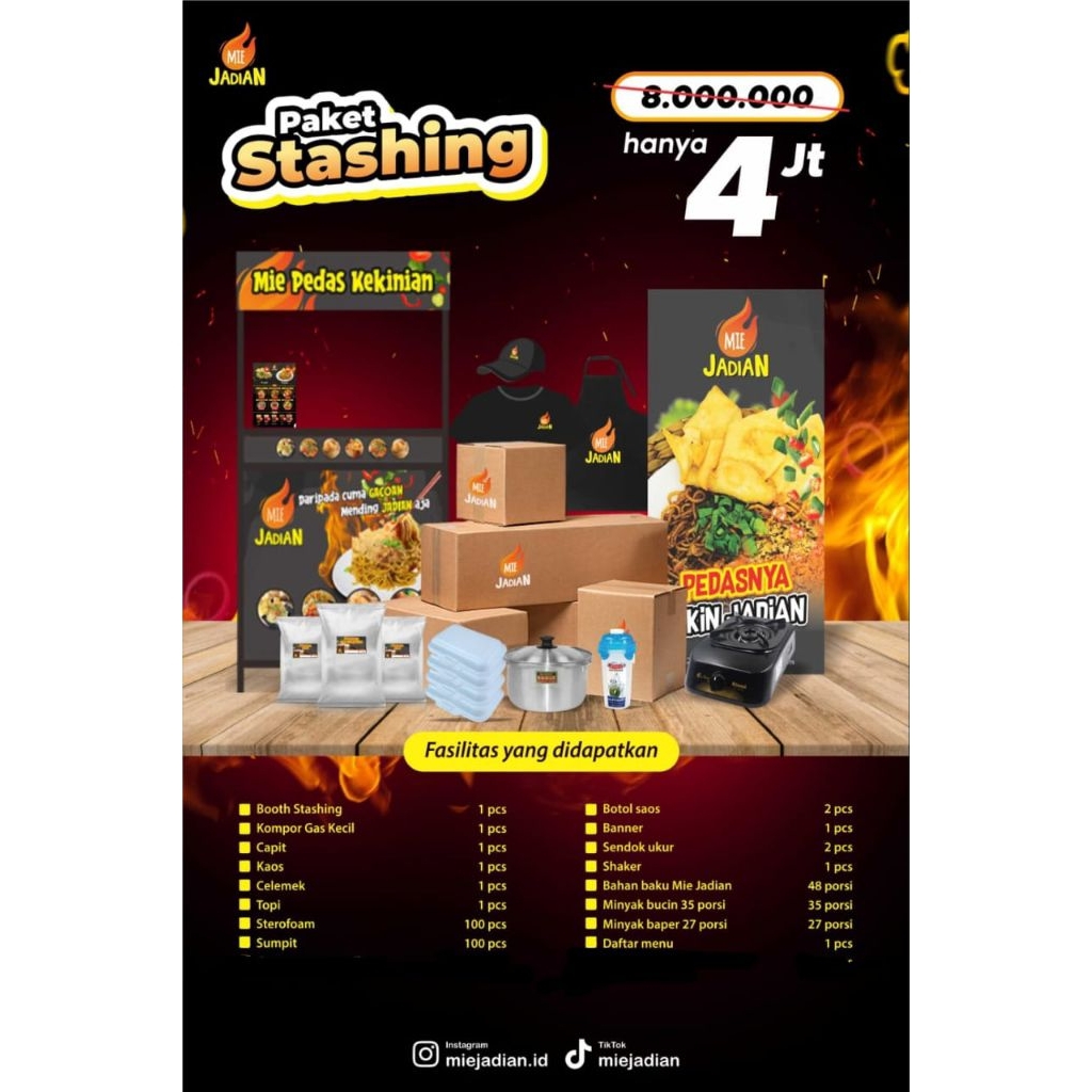 Paket Usaha Mie jadian Terlaris
