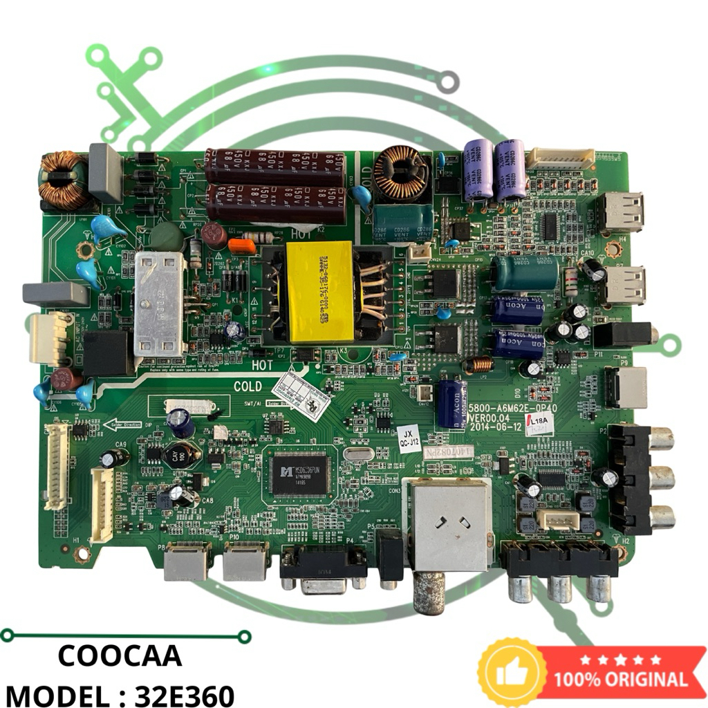 MB TV COOCAA 32E360 Mainboard tv coocaa 32e360 mesin tv coocaa 32e360