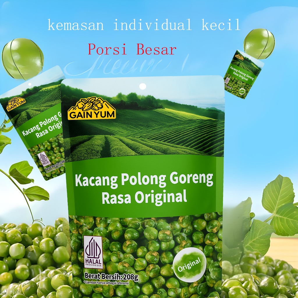 

Porsi Besar Kacang Polong Rasa Original 208g - Snack Sehat, Lezat, dan Praktis untuk Semua Aktivitas Harianmu, Cemilan Kaya Protein dan Serat yang Cocok untuk Diet Seimbang, Pilihan Terbaik Keluarga I