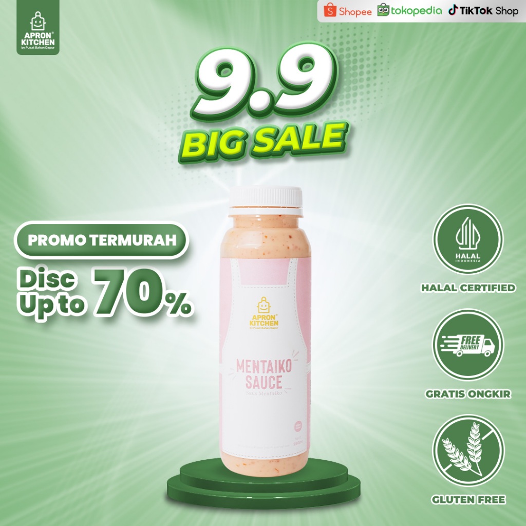 

Apron Kitchen Mentaiko Mayo Saus Olesan Jepang 250ml