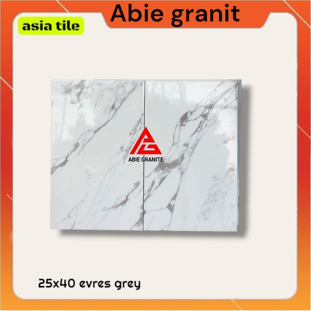Keramik Dinding 25x40 asia tile evrest grey