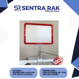 

Frame Promosi A5 dan Jepitan Jumbo / Price Tag Promosi Toko