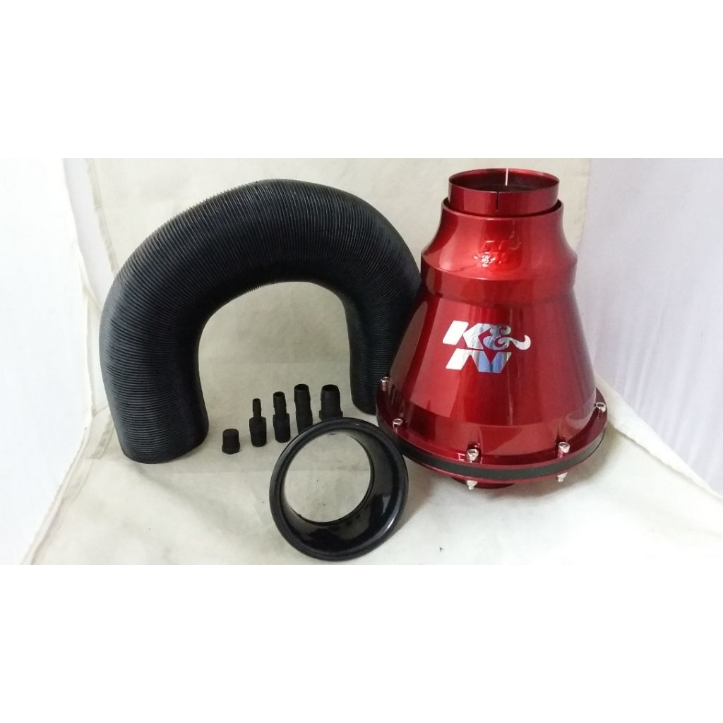 Filter Udara K&N Apollo Merah - Open Filter Udara K&N Biru