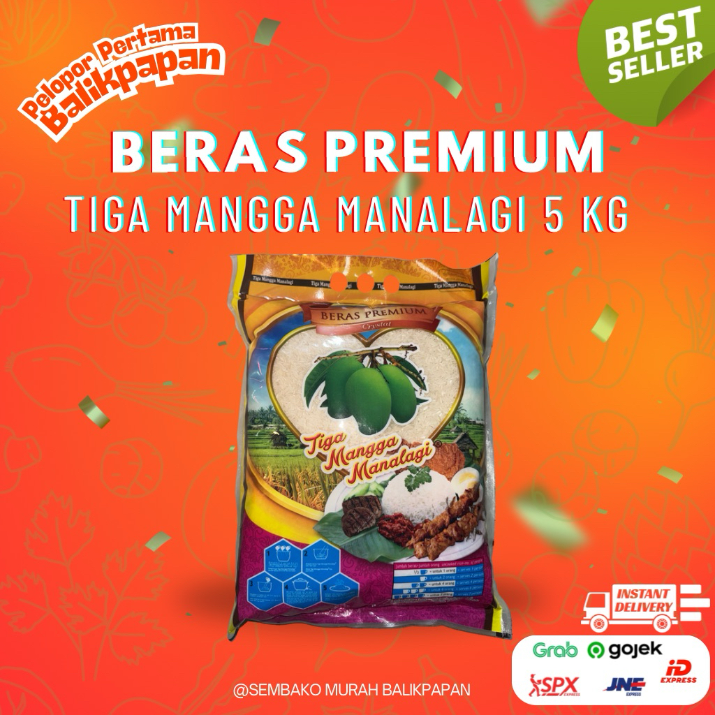 

beras TIGA MANGGA MANALAGI 5kg