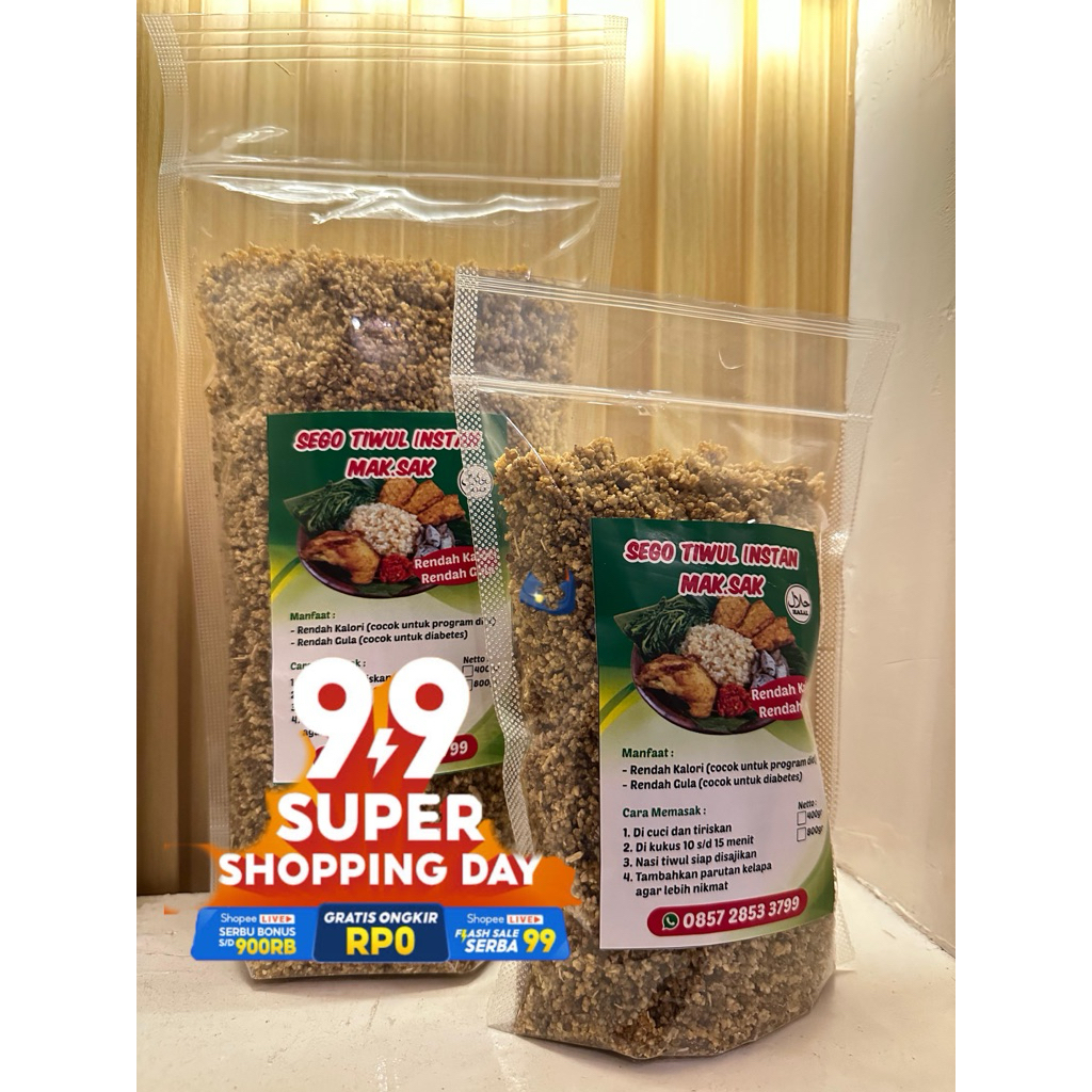 

nasi tiwul instan / oyek original