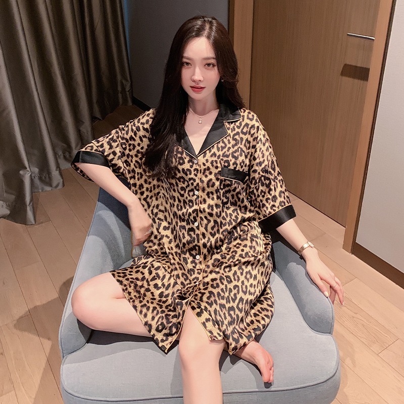 [Lavarda Store] VZ025 - Kemeja Daster Satin Silk Sutra Es Tipis Seksi Wanita Baju Tidur Dinas Malam