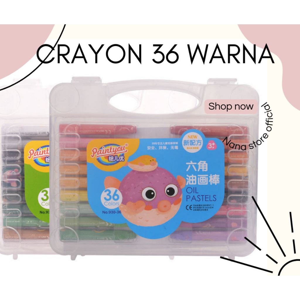 

CRAYON OIL PASTELS 36 WARNA PAINTYOU KRAYON ANAK
