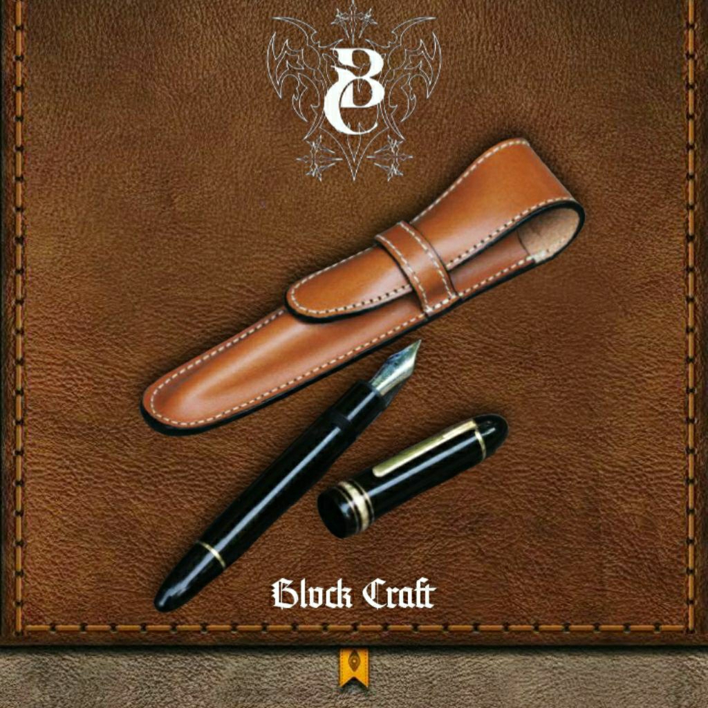 

Sarung Pulpen Kulit Asli Handmade