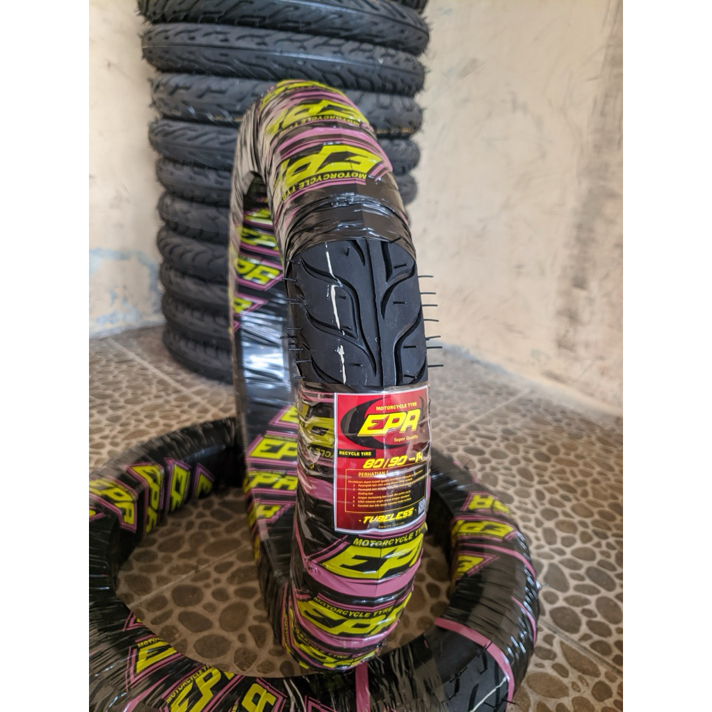 Ban Motor Tubles Matic BEAT VARIO SPACY MIO XEON X-RIDE Ukuran 80/90 & 90/90 Ring 14 MERK EPR