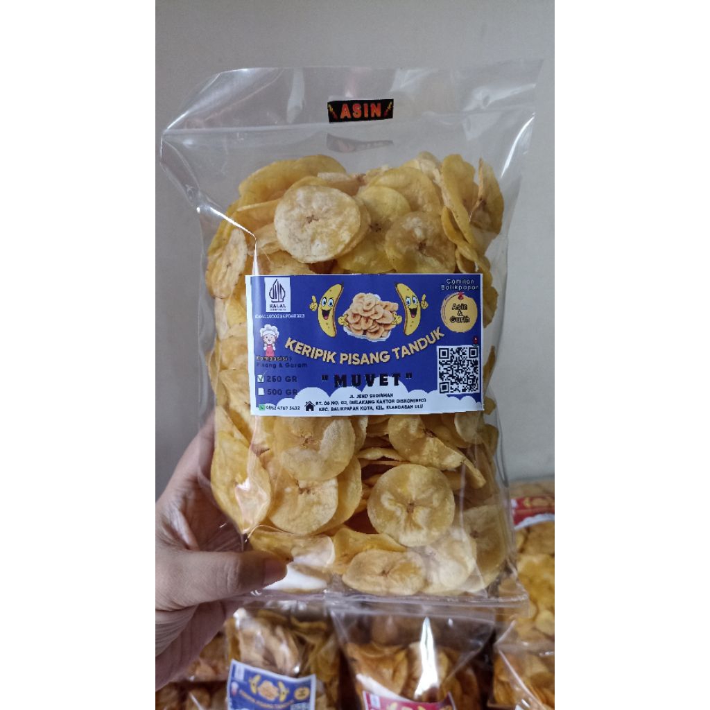 

Keripik Pisang Tanduk Muvet