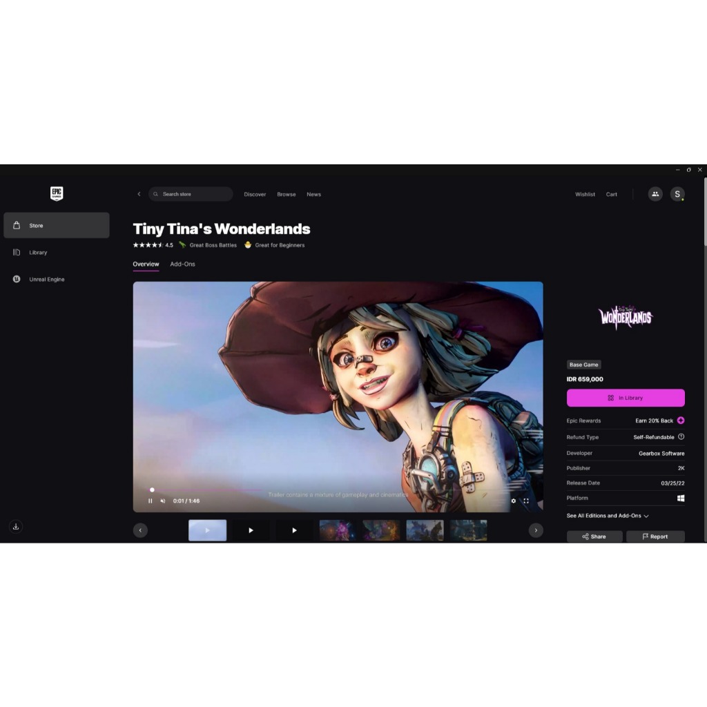 Akun Epic Games Premium – Banyak Game AAA & Populer (Ready Full Access)