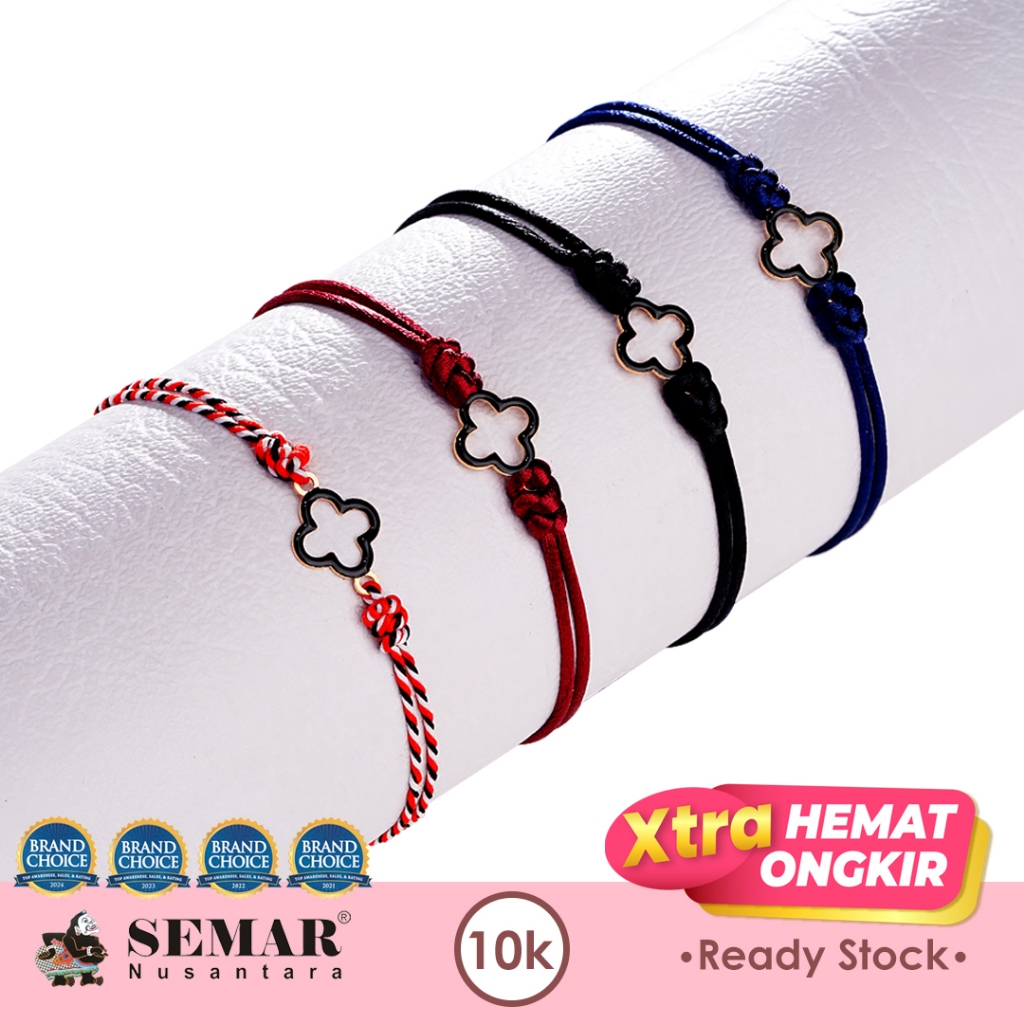 Gelang Emas Tali Floretta Black Gold 10K Semar Nusantara