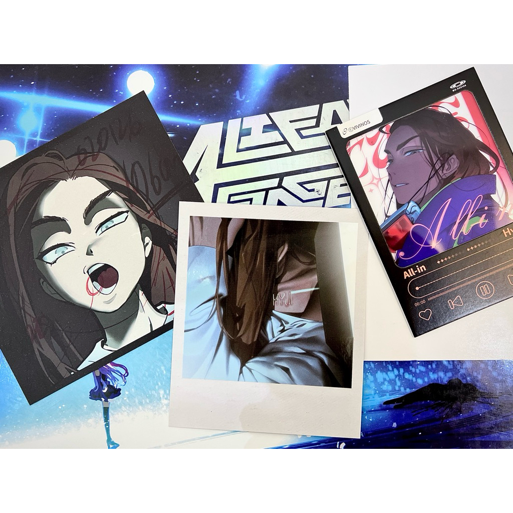 [READY] Official Hyuna Polaroid Postcard 1st Album Alien Stage Vol 1 & Hyuna Polaroid Benefit 200r P