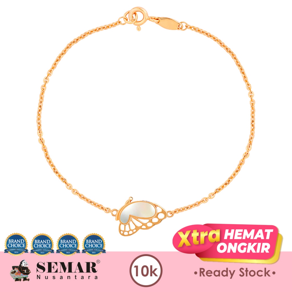 Gelang Emas Doriz Butterfly Gold 10K Semar Nusantara