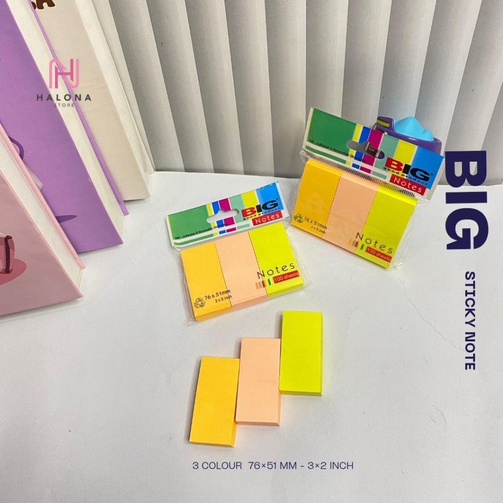 

Sticky Note BIG / Kertas Memo Tempel Warna