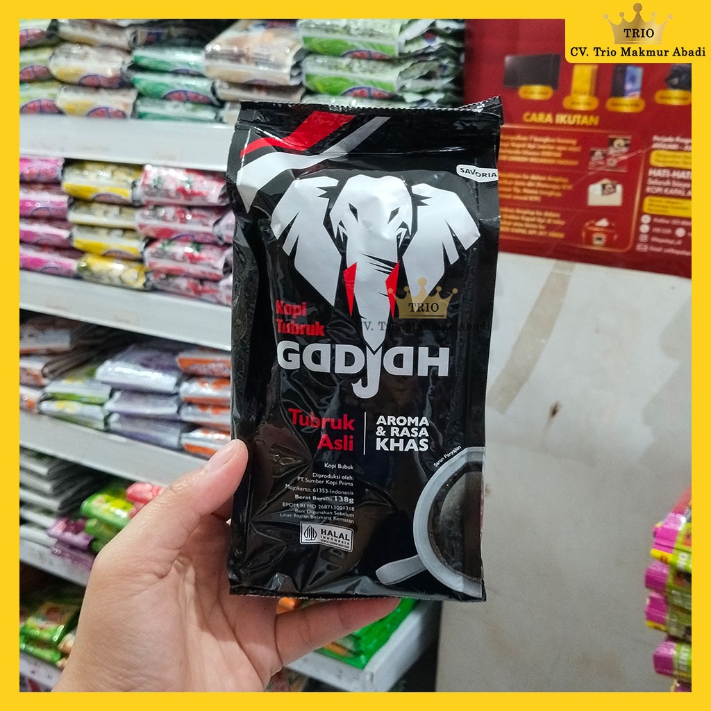 

Kopi Tubruk Gadjah 138g