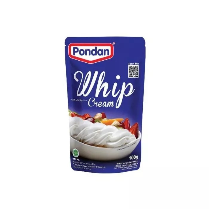 

PONDAN WHIP CREAM POUCH/BUBUK INSTAN KRIM KUE
