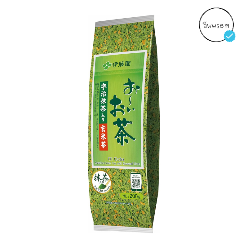 

ITO EN ITOEN Genmaicha Oi Ocha Brown Rice Tea with Matcha Original Japan