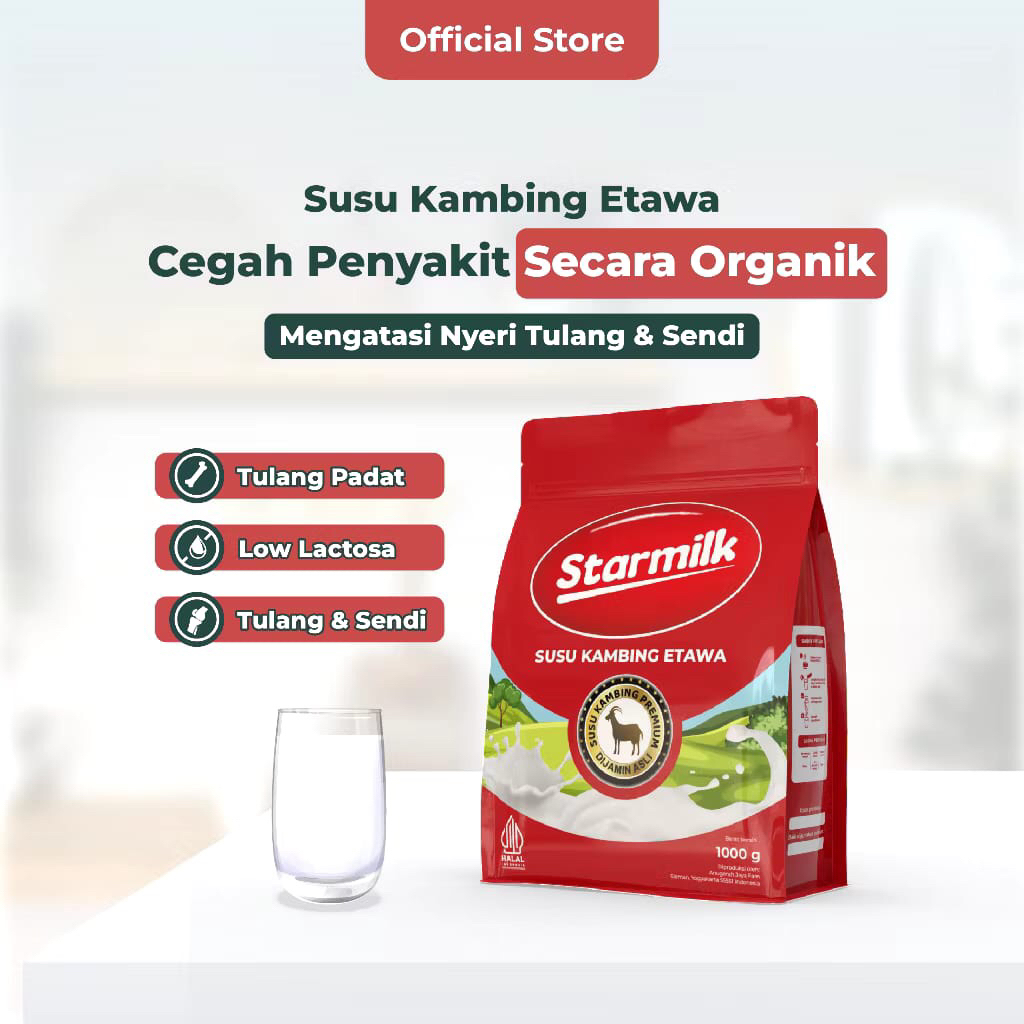 

Susu kambing etawa Starmilk Original 250gr