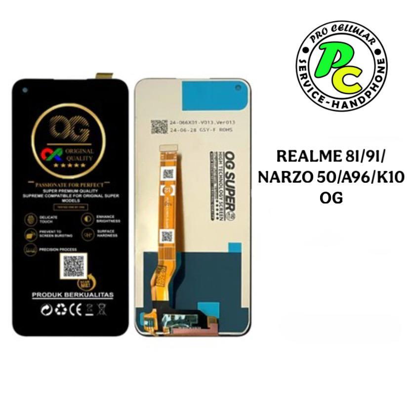 LCD REALME 8i / REALME 9i / NARZO 50 / OPPO A96 4G FULLSET