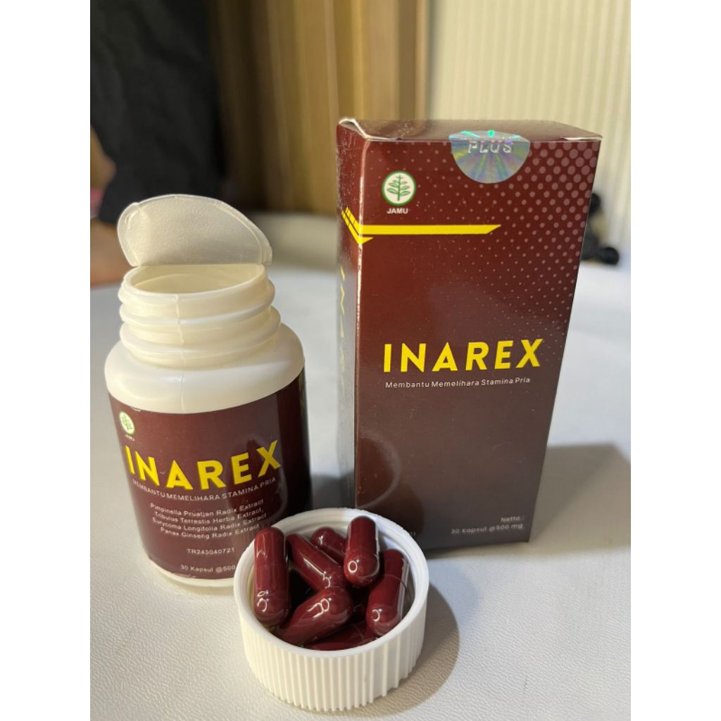 INAREX SUPLEMEN MULTIVITAMIN PENAMBAH STAMINA PRIA DEWASA ISI 30 KAPSUL