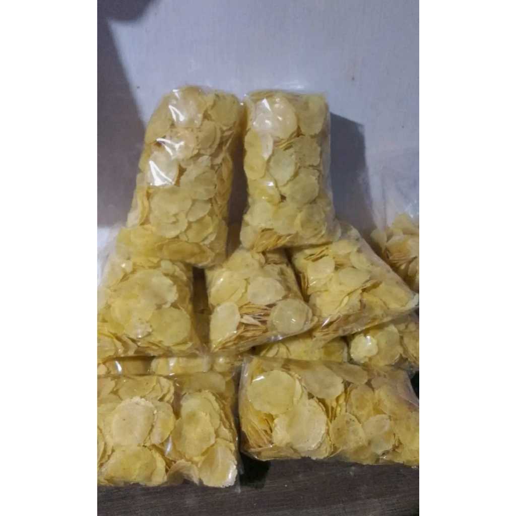 

500gr Emping Melinjo Raos Asli Menes Pandeglang Super Tipis bersih Murah