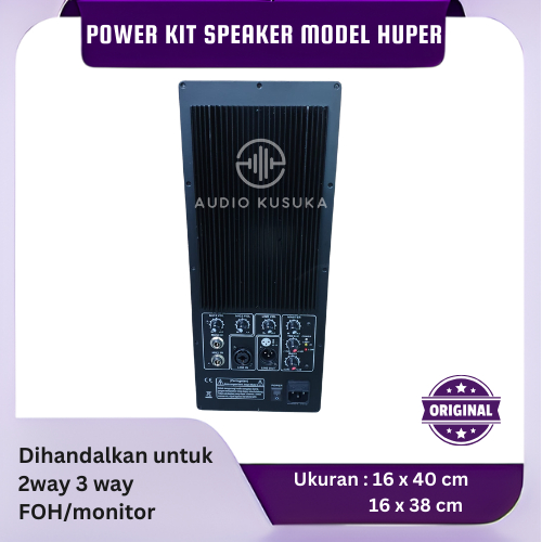 POWER KIT MODEL HUPER CLASS H 2/3 WAY MESIN KIT SPEAKER [ 16x38 cm, 16x40 cm ]