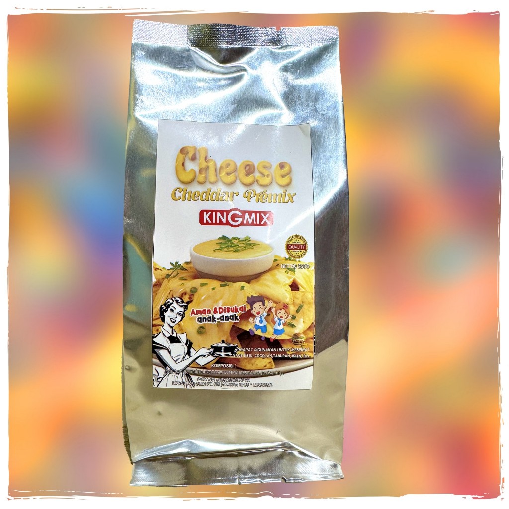 

KINGMIX CHEDDAR CHEESE PREMIX 250 gr