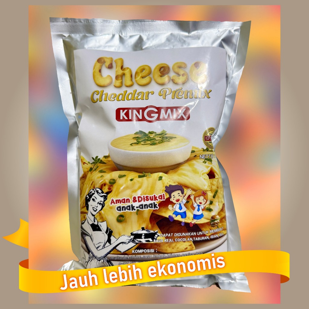 

KINGMIX CHEDDAR CHEESE PREMIX 1 KG
