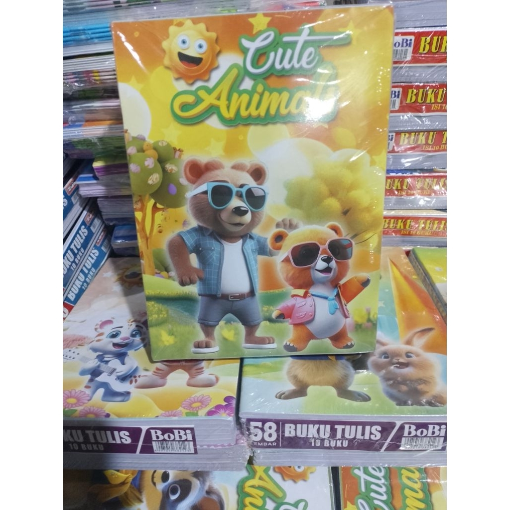 

buku tulis anak 58 lembar 1pack 10 pcs buku