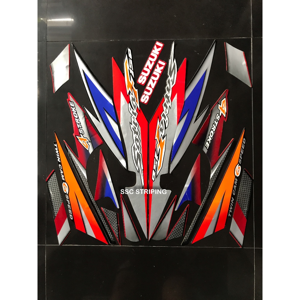 STRIPING STIKER SATRIA FU 2005 2006 ENGKEL