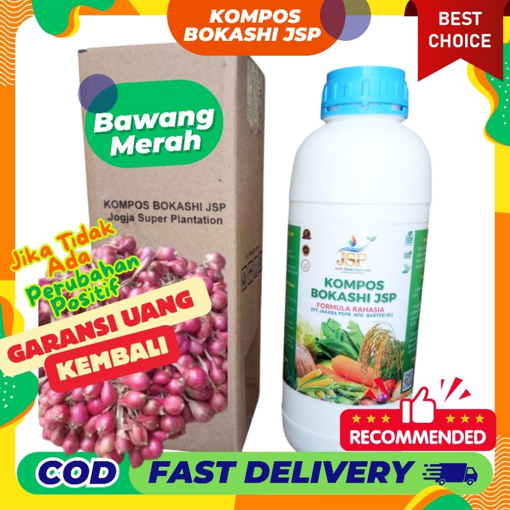 Pupuk Organik Bawang Merah, Pupuk Kompos Bawang Merah, Pupuk POC Organik Cair Kompos Bokashi JSP