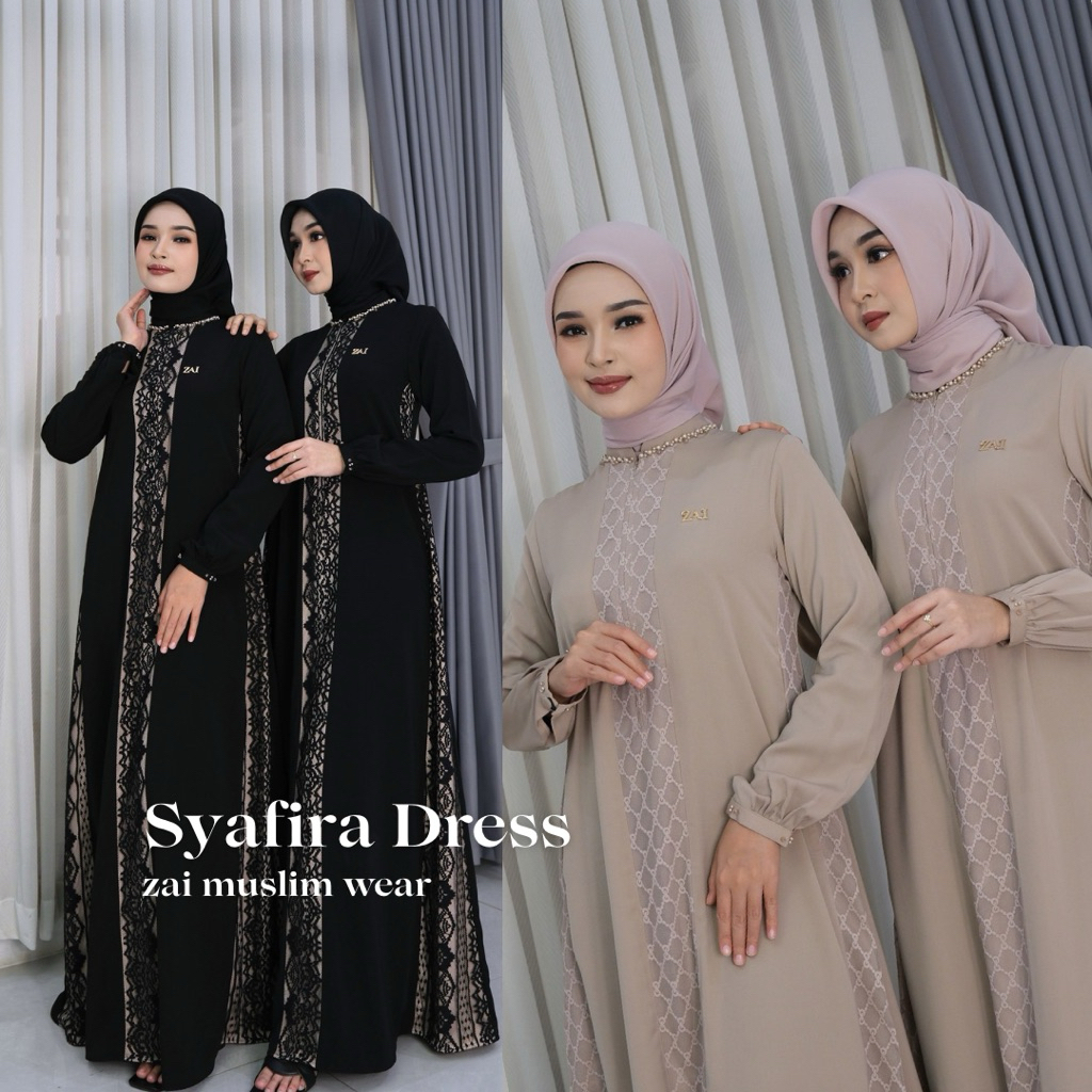 Syafira Dress Original By Zai Muslim Wear