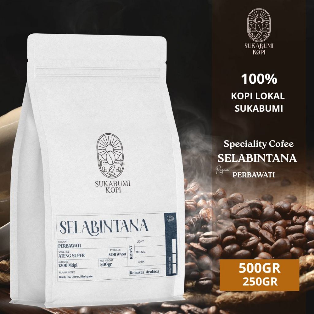 

KOPI SUKABUMI - Selabintana Speciality Kopi Arabica Grade 1 Roasted Beans